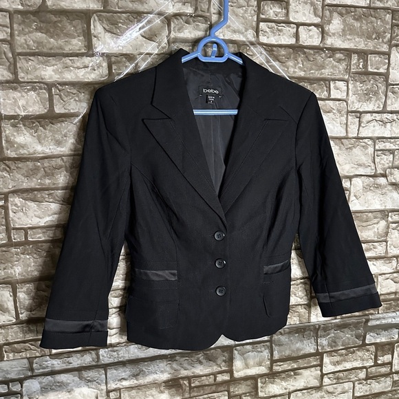 Y2K Bebe Half Sleeve Dress Jacket Size 6 - Picture 2 of 11